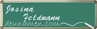 Josina Feldmann Visitenkarte